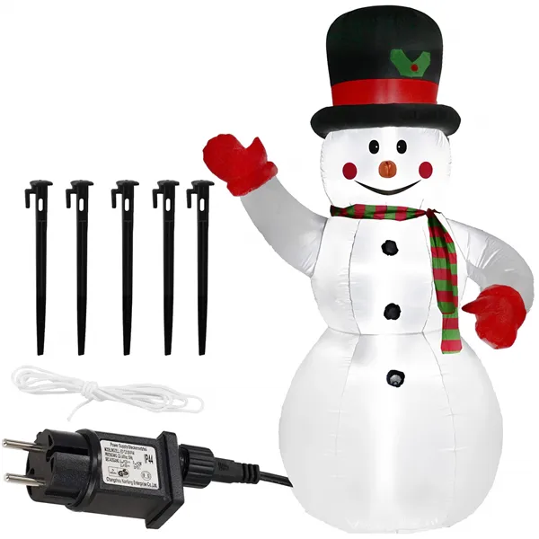 Надувной снеговик Springos CL4056 светодиодное световое украшение 180 см